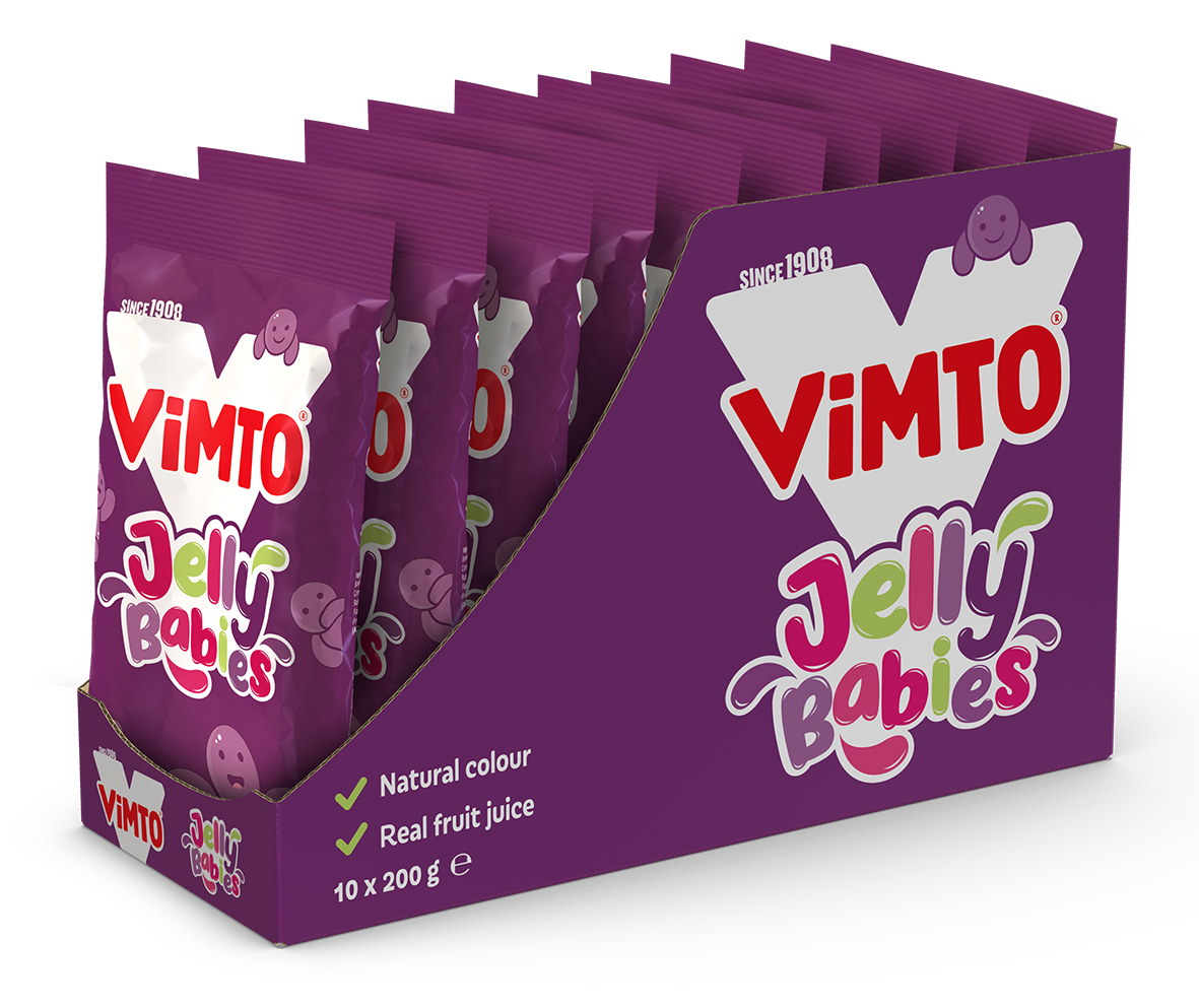 VIMTO BAG JELLY BABIES (12x140g) £1.25 HALAL