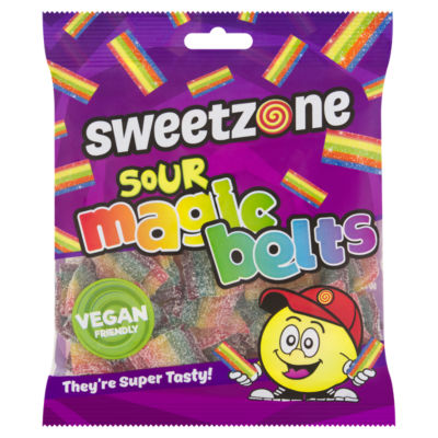 SWEETZONE BAGS SOUR MAGIC BELTS (12x180G) NEW