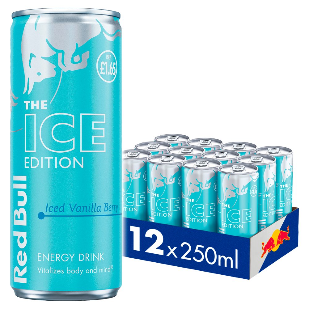 REDBULL WINTER  EDITION ICED VANILA BERRY (250mlx12) £1.65