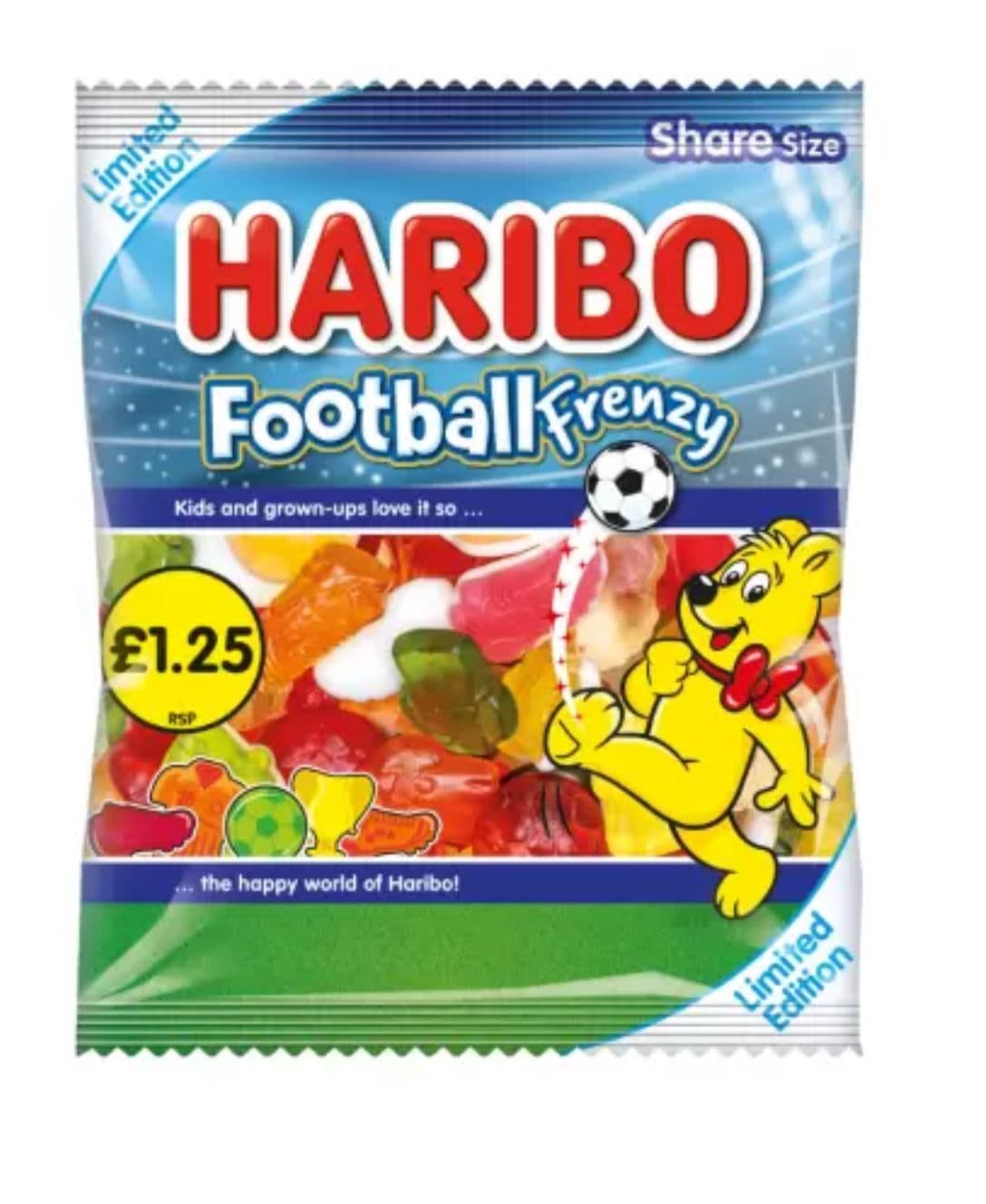 HARIBO FOOTBALL FRENZY BAGS (140gx12) £1.25 V*