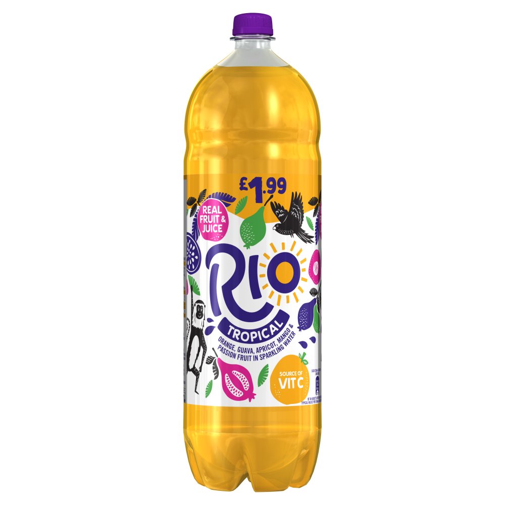 RIO TROPICAL BOTTLE (2Litx 6) £1.99