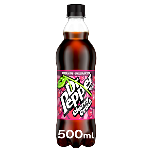 DR PEPPER ZERO CHERRY CRUSH (500ml x 12) £1.35