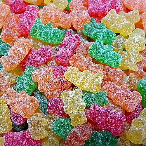 YUMMY GUMMY 1KG BAG FIZZY BEARS 2P
