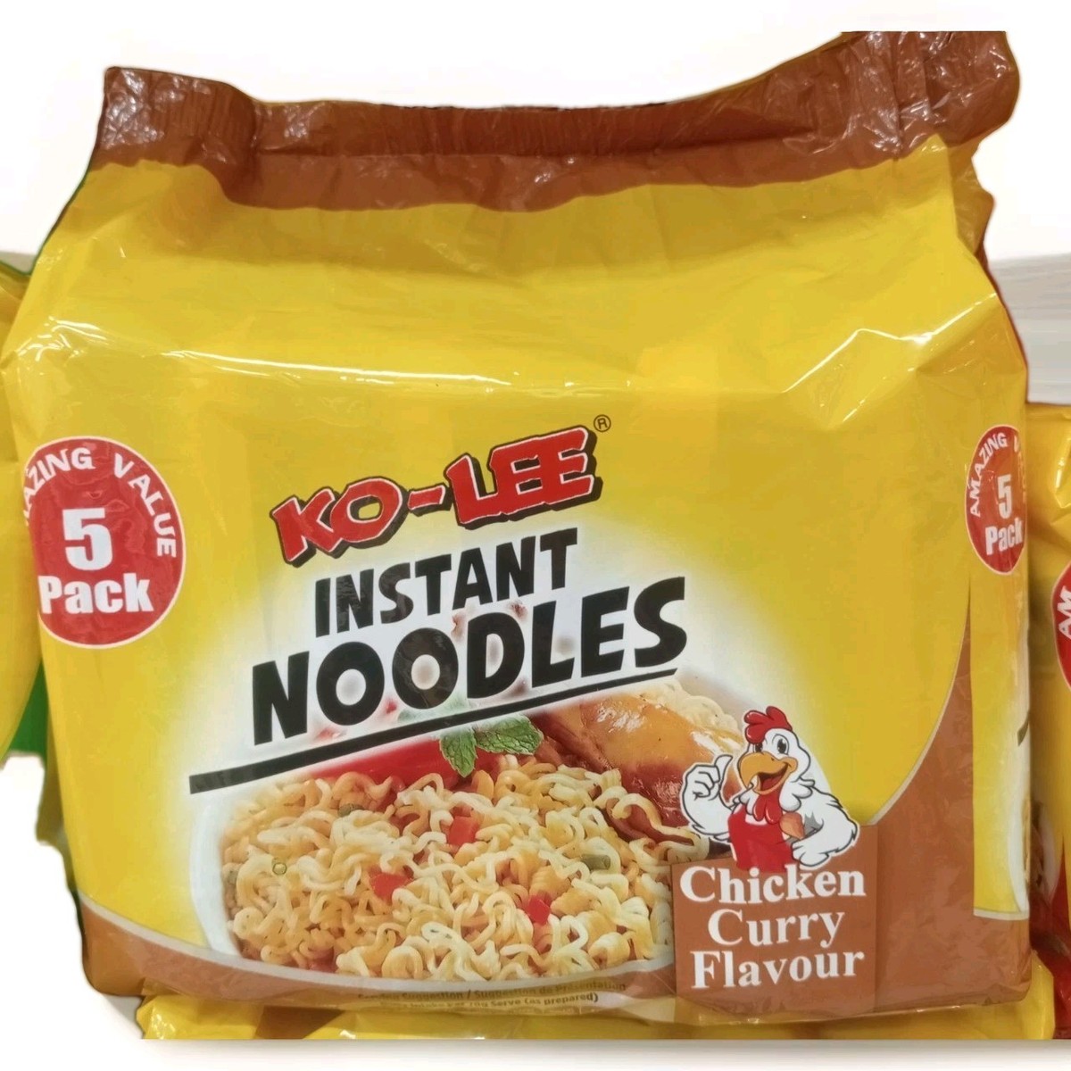 KOLEE 5 PACK NOODLES CHICKEN CURRY (6x5x70g) BROWN