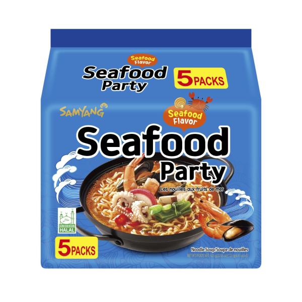 KOLEE 5 PACK NOODLES SEAFOOD (6x5x70G) BLUE BOX NEW