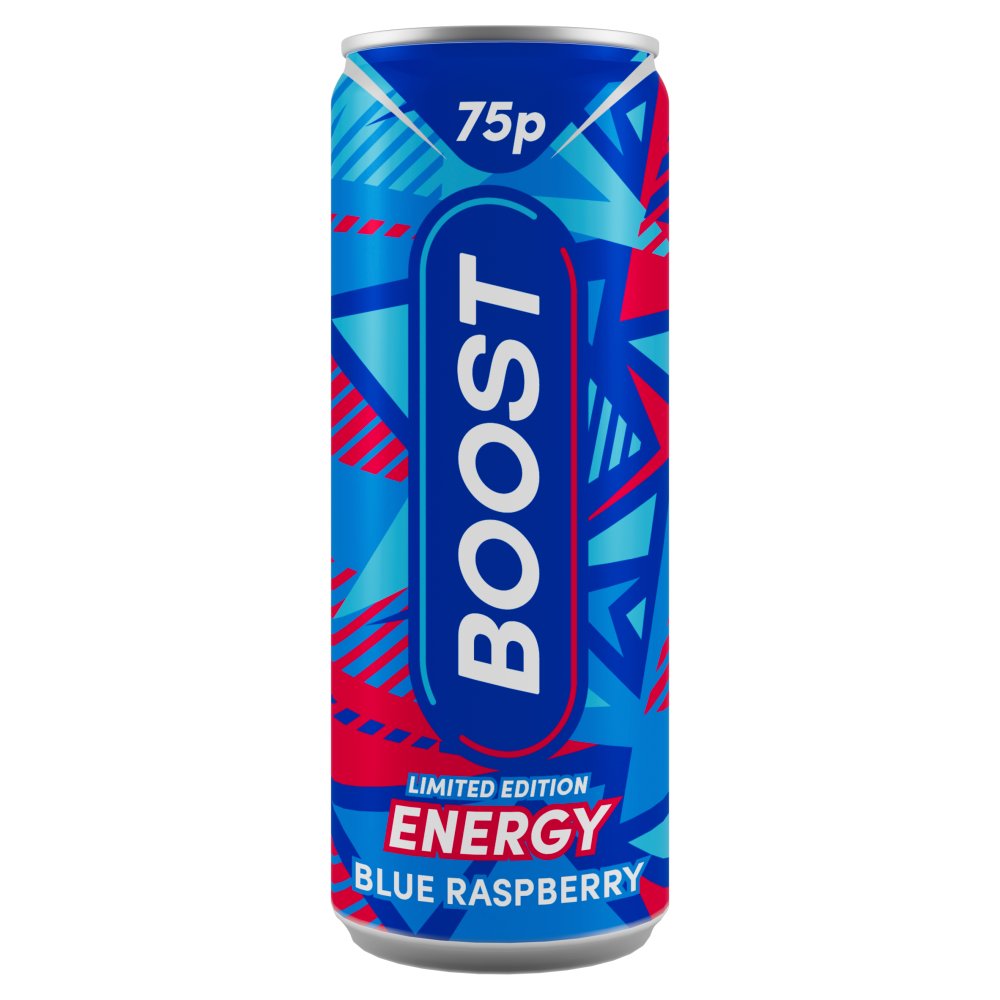 BOOST CAN BLUE RASPBERRY (250ml x 24) 75P