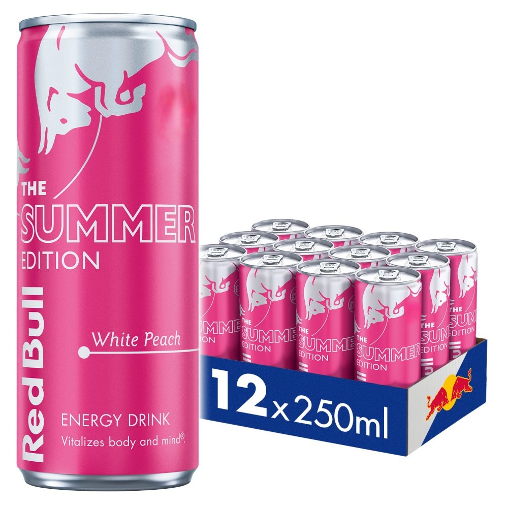 REDBULL THE PEACH EDITION WHITE PEACH (250ml x 12) £1.75