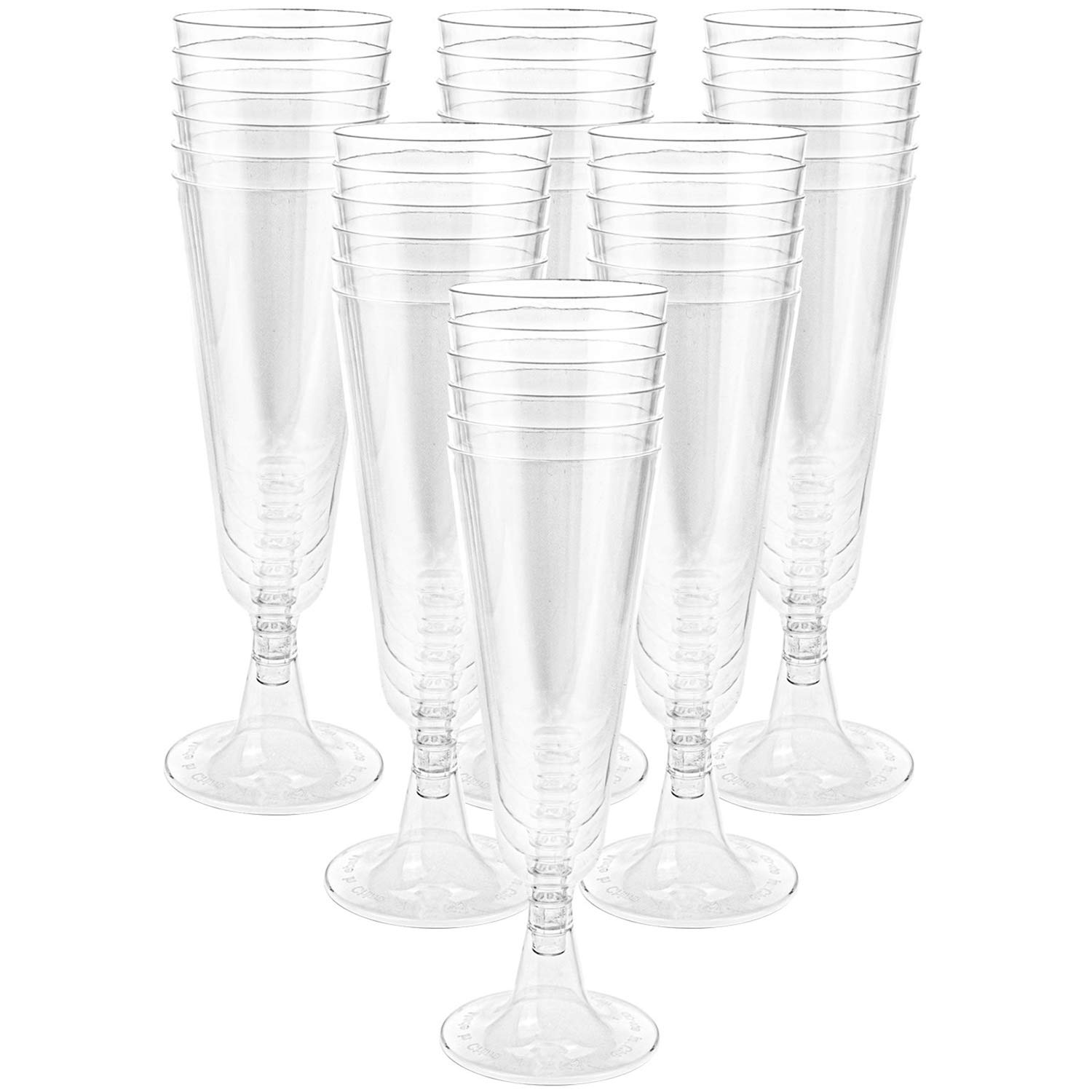 Z CUPS 5OZ CHAMPAGNE FLUITE CLEAR QTY 120 (24x5) BZ029LW ELITE