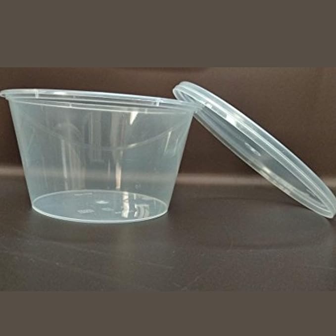 Z  MICRO/CONTAINER ROUND & LIDS CLEAR 500ml (450ml x 5 x 24PC) SILVER STAR WP3008