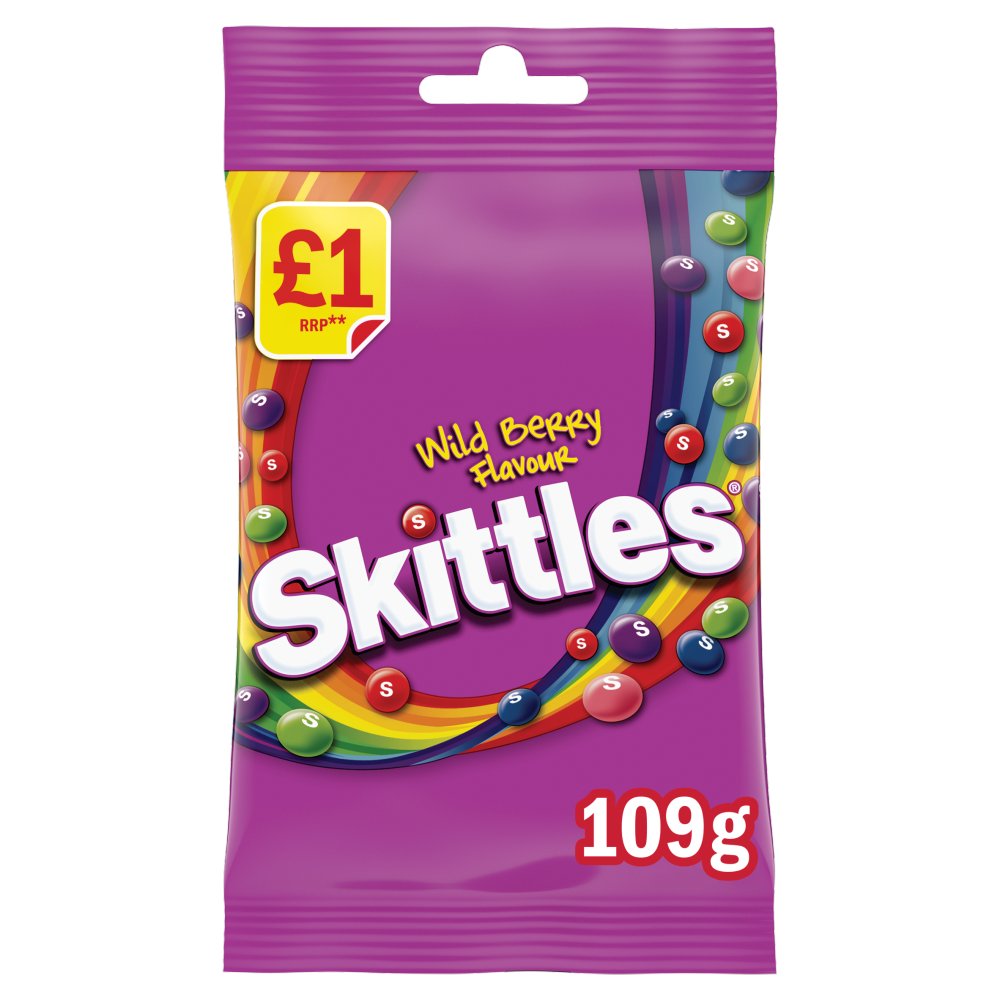 SKITTLES WILD BERRY (14x109g) £1 RED