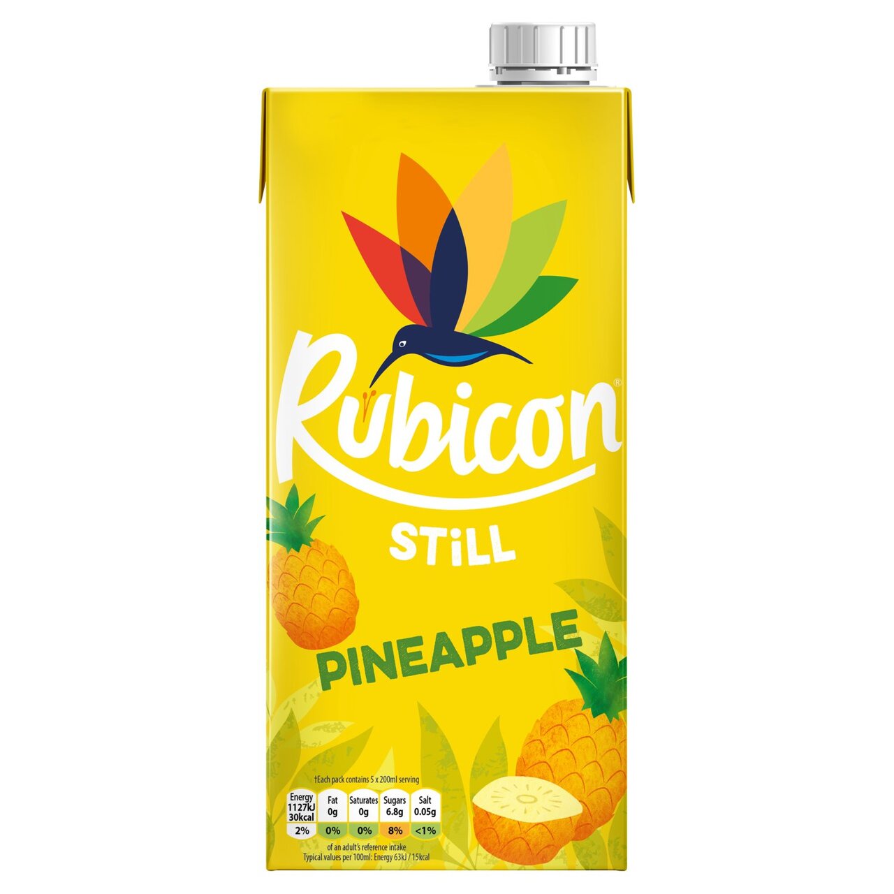 RUBICON PINEAPPLE CARTON (1Lit x12) £1.59