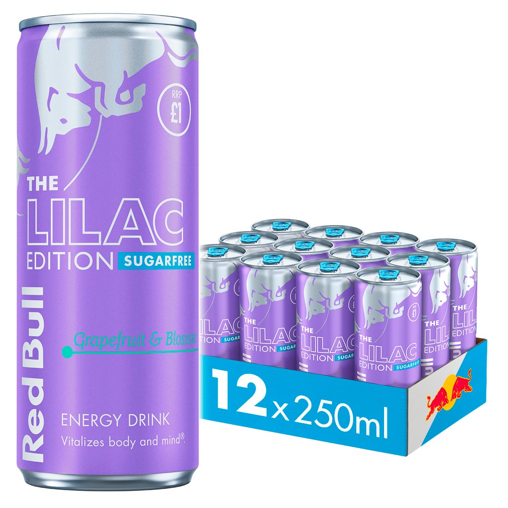 REDBULL  THE LILAC EDITION GRAPEFRUIT (250ml x 12) £1