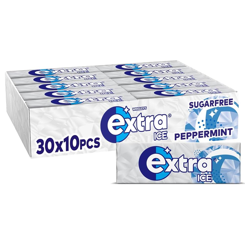 EXTRA ICE PEPPERMINT (30x10) BLUE & WHITE *