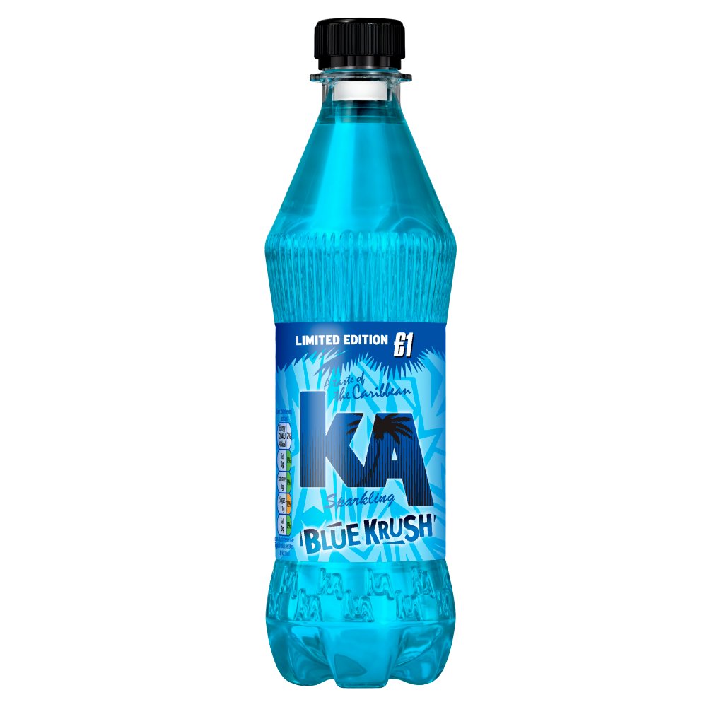 KA LIMITED EDITION BLUE KRUSH (500ml x12) £1 NEW