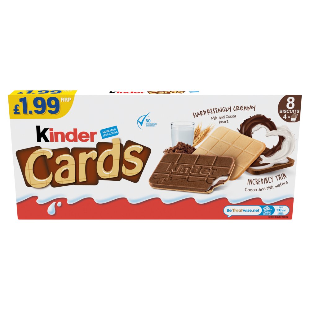 KINDER MULTIPACK CARD (12x102.4g) RRP £1.99*