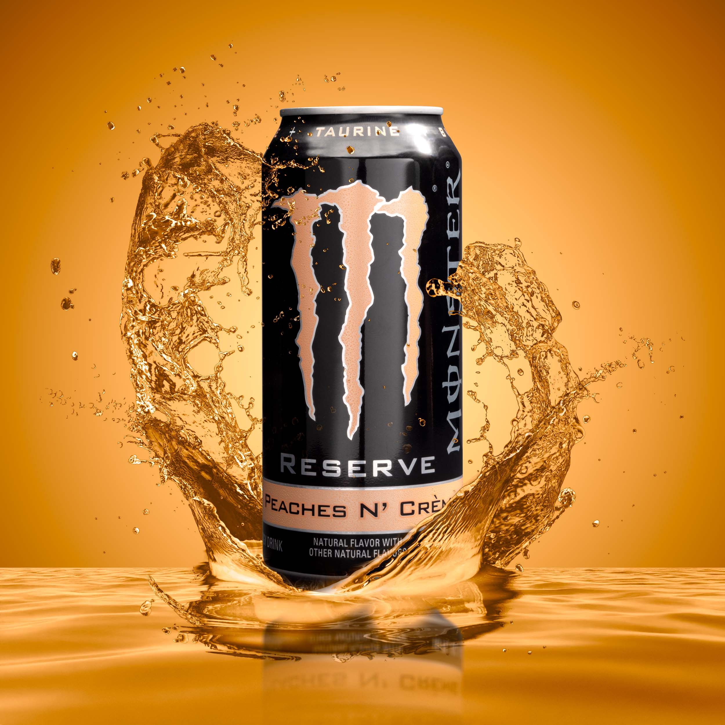 MONSTER RESERVE PEACHES N CREAM (500ml x12) £1.75