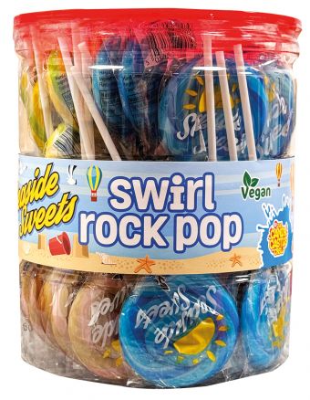 CANDY SWIRL ROCK POP LOLLY POP (50X30G) V