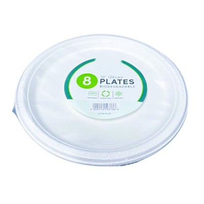 Z PLATES 10"BAGASSE (8 PCS X 24) WAVES WP3131