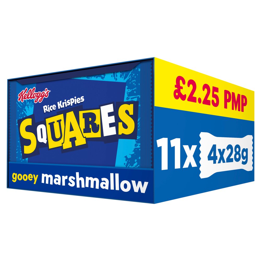 RICE KRISPIES SQUARES MARSMALLOW (11x4x36g) £2.25