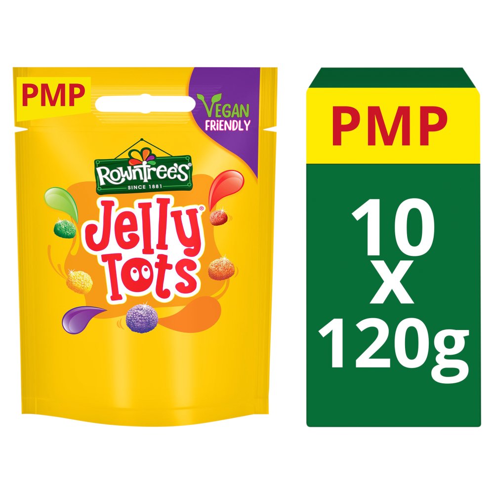 ROWNTREE BAGS JELLY TOTS (10x114g) £1.25