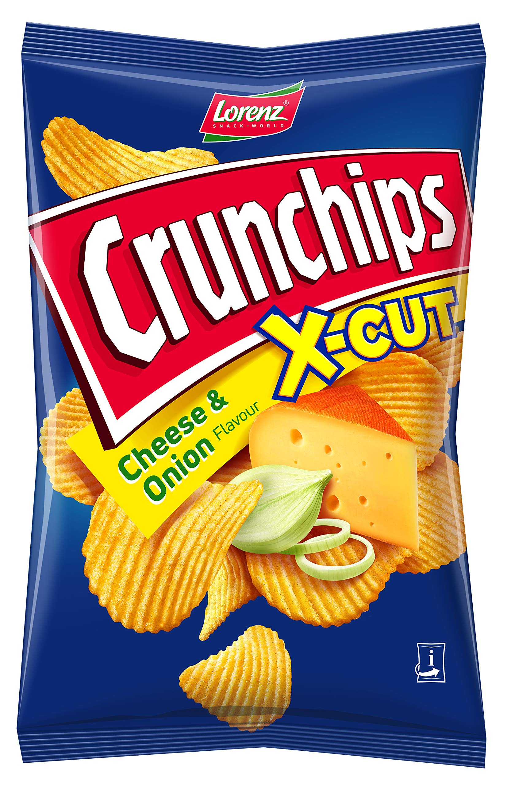 LORENZ CHEESE & ONION (12X75G) 310058