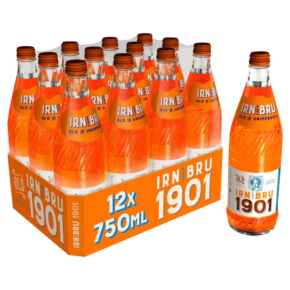 IRNBRU GLASS BOTTEL 1901 (750ml x 12)