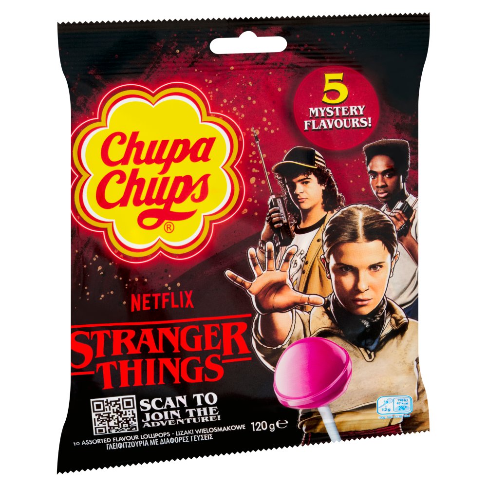 CHUPA CHUPS STRANGER THINGS BAGS (12 X 120g) 10021956
