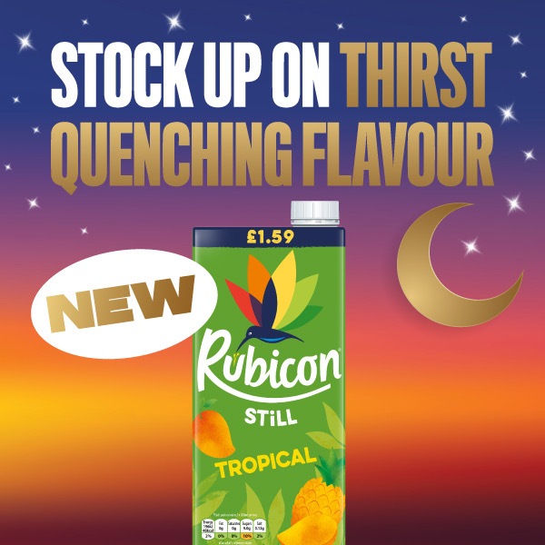 RUBICON TROPICAL JUICE CTN (1Lit x12) £1.59 GREEN