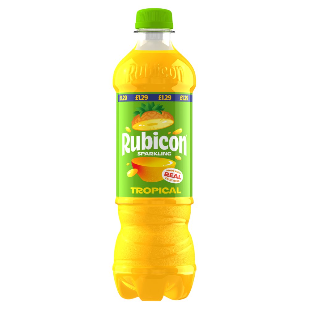 RUBICON TROPICAL BOTTLE (500ml x12) £1.19 NEW