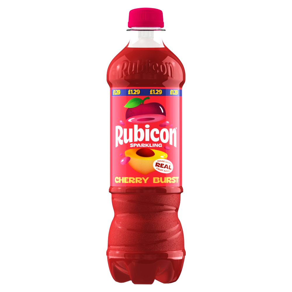 RUBICON CHERRY BURST BOTTEL (500ml x12) £1.19 NEW