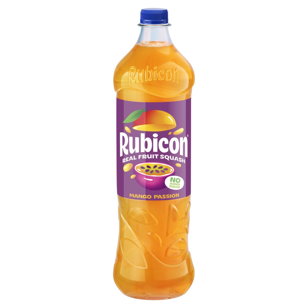 RUBICON SQUASH MANGO PASSION (1Litx12) RRP £1.79