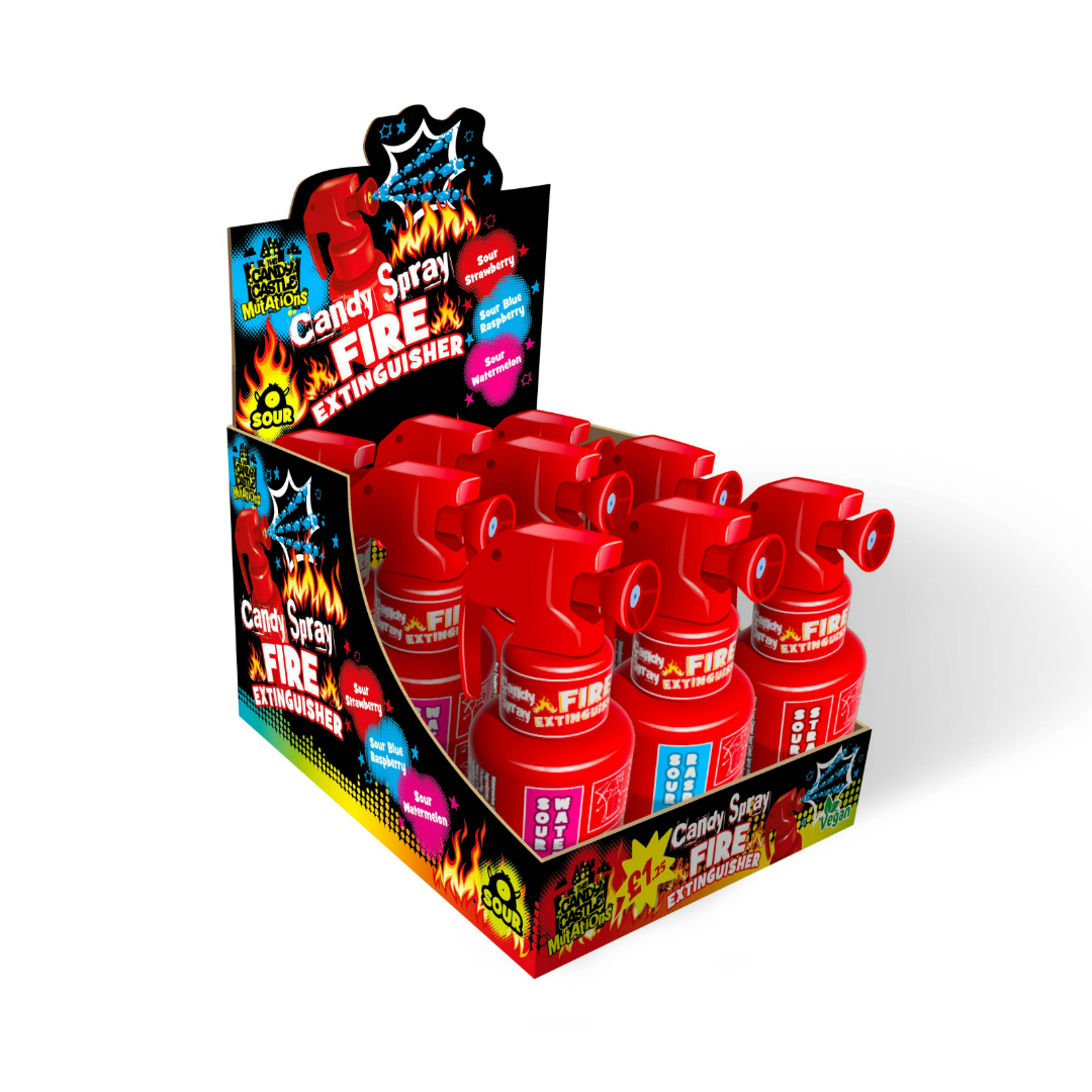 CANDY SPRAY FIRE EXTINGUISHER (12 x 12 x 50ml)