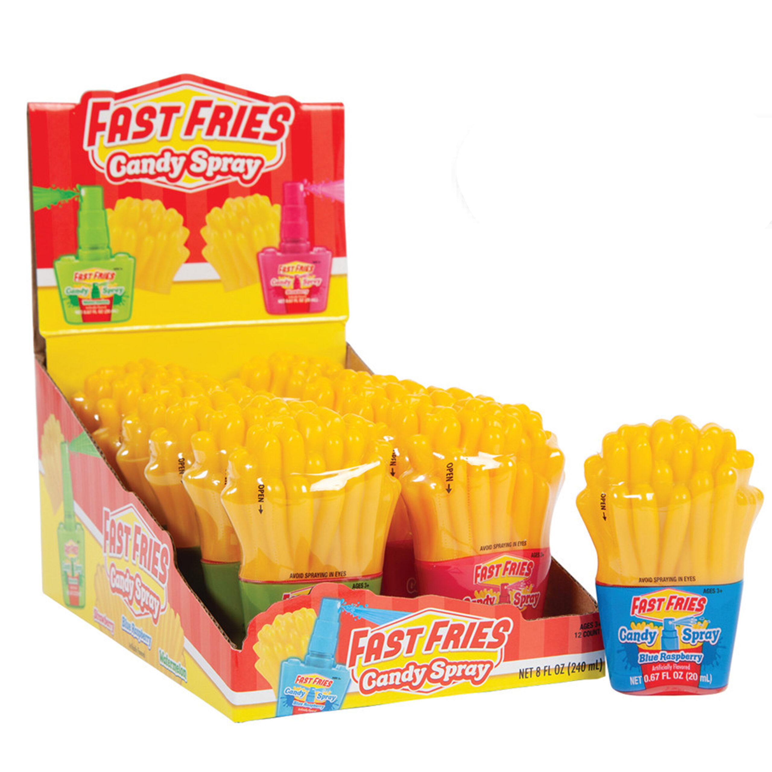 CANDY SPRAY FRENCH FRIES (12 x 20ml)