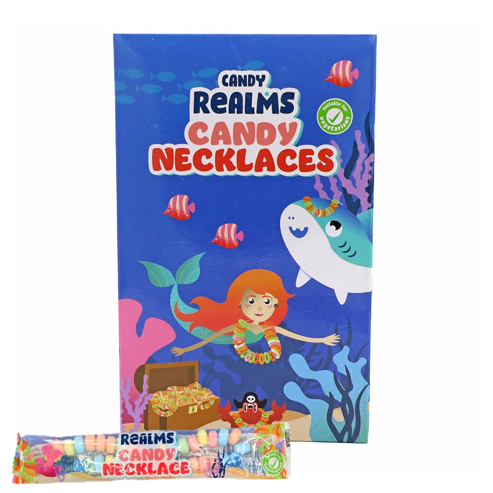 CANDY REALMS CANDY NECKLACE (30PC x17g) RRP 0.30P
