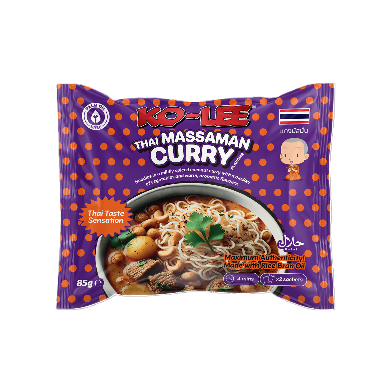 KOLEE NOODLES THAI MASSAMAN CURRY (22x85g)