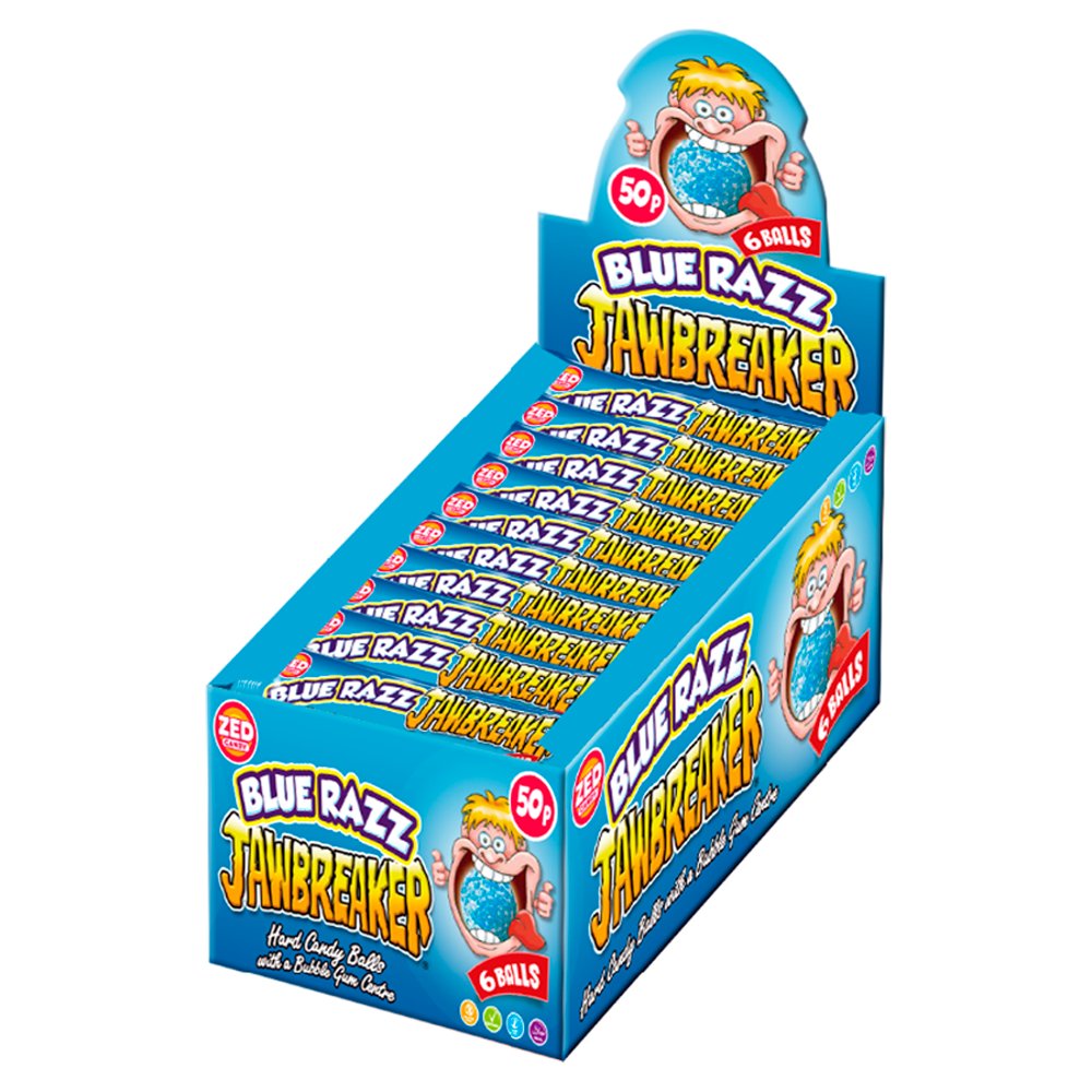 JAWBREAKER BLUE RAZZ (6x24)50P HALAL