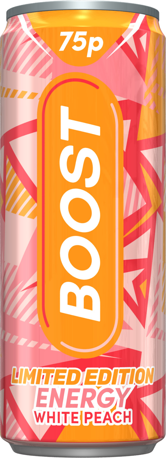 BOOST CAN WHITE PEACH (250mlx24) 75p
