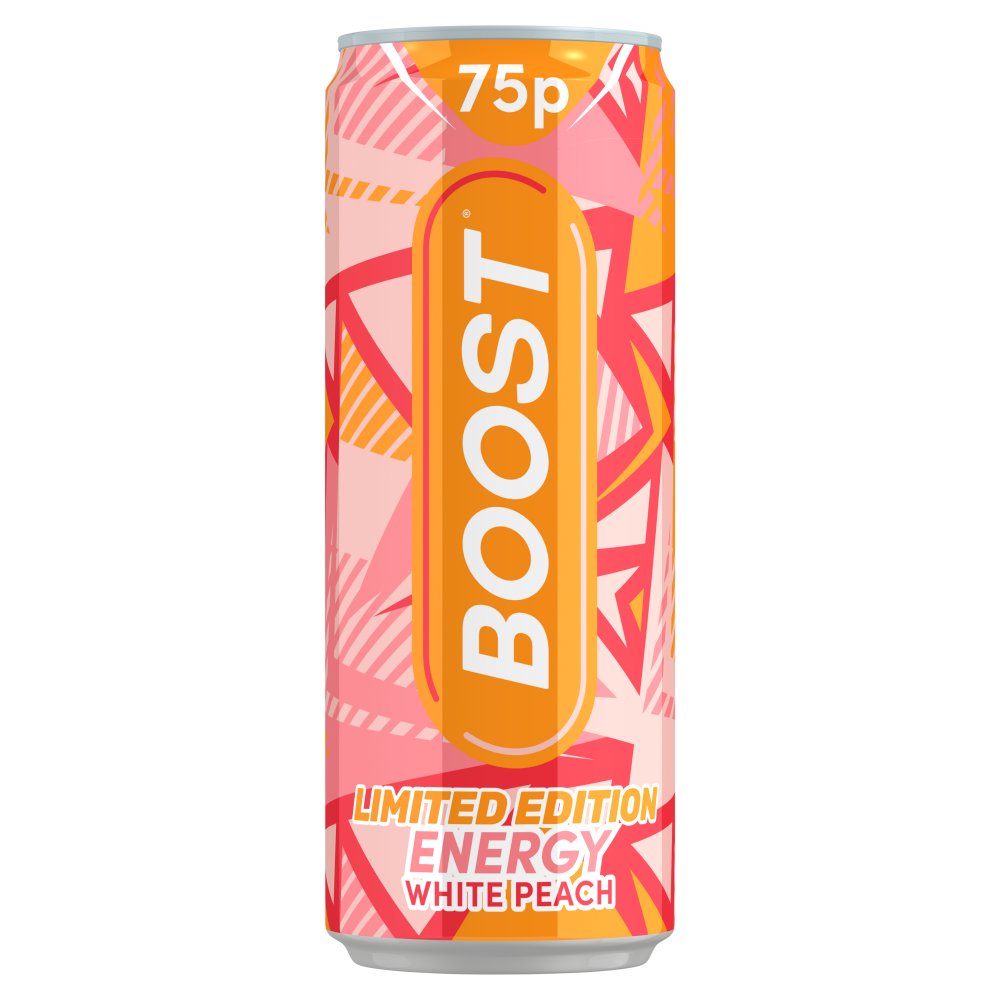 BOOST CAN WHITE PEACH (250mlx24) 75p