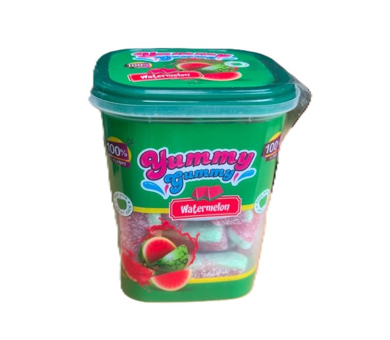 YUMMY GUMMY SMALL TUB WATER MELON (175gx12) RRP£1.19