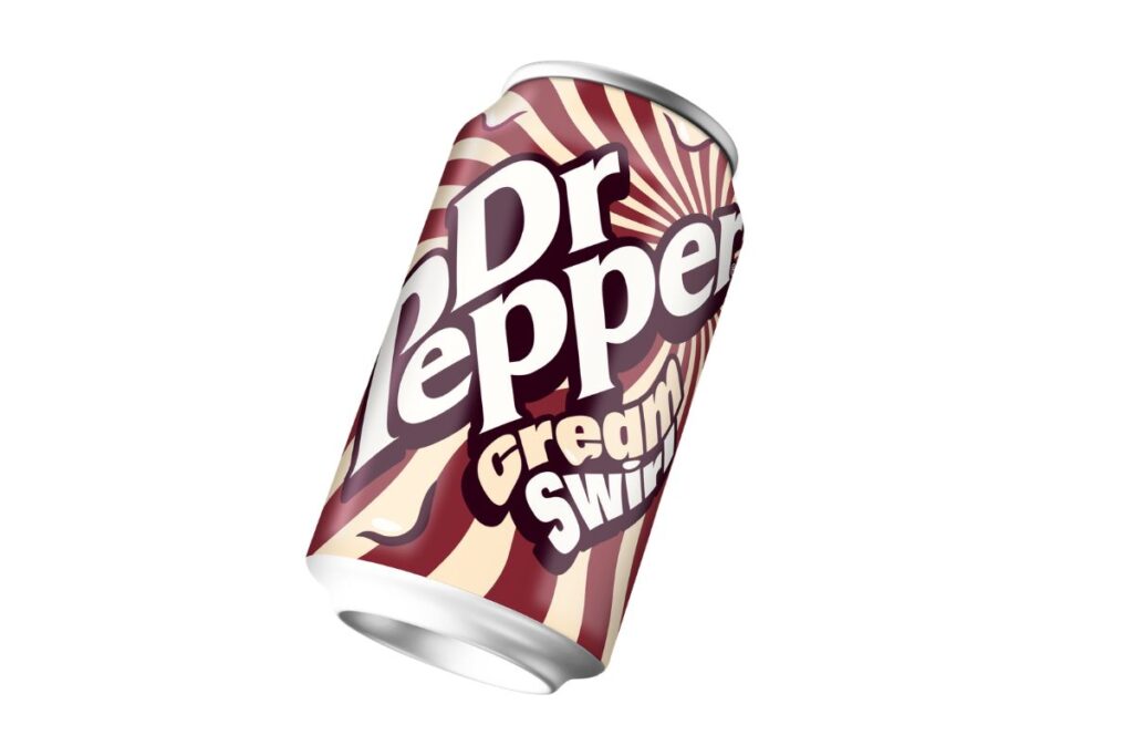 DR PEPPER CREAM SWIRL CAN (330ML X 24 ) NEW NP