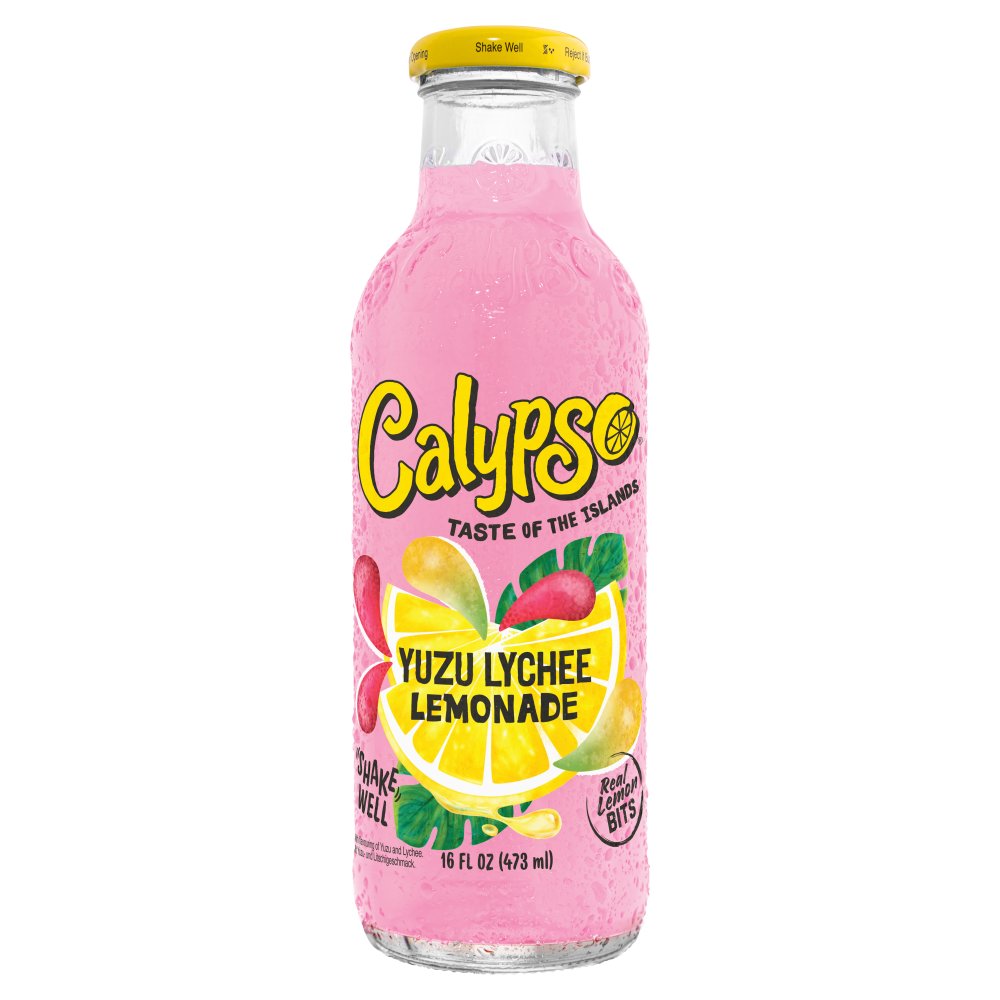 CALYPSO YUZU LYCHEE LEMONADE  (473ml x12) NEW