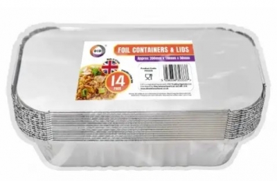 Z FOIL 14PC FOIL CONTAINERS & LIDS (QTY 24) DID FS5333