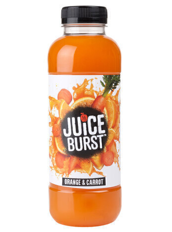 JUICE BURST ORANGE & CARROT (500ml x 12)
