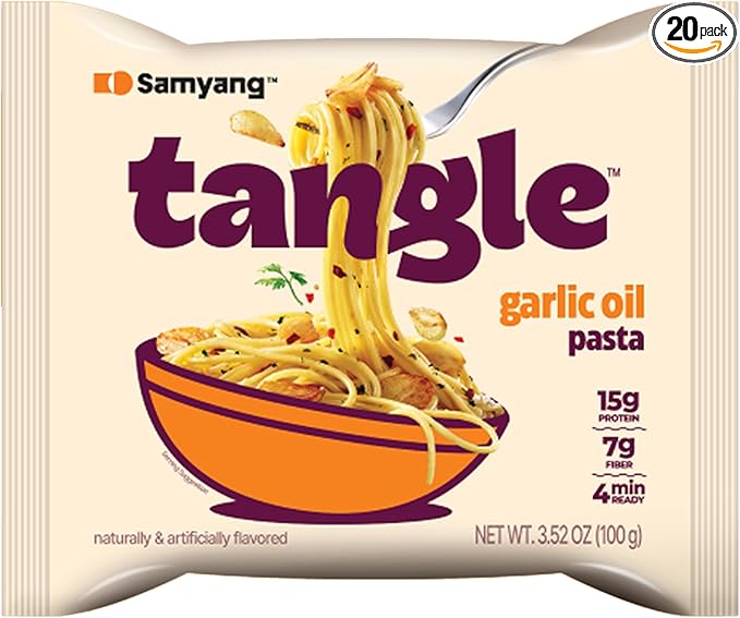 SAMYANG TANGLE GARLIC OIL PASTA (100g×6) BIG BOWL