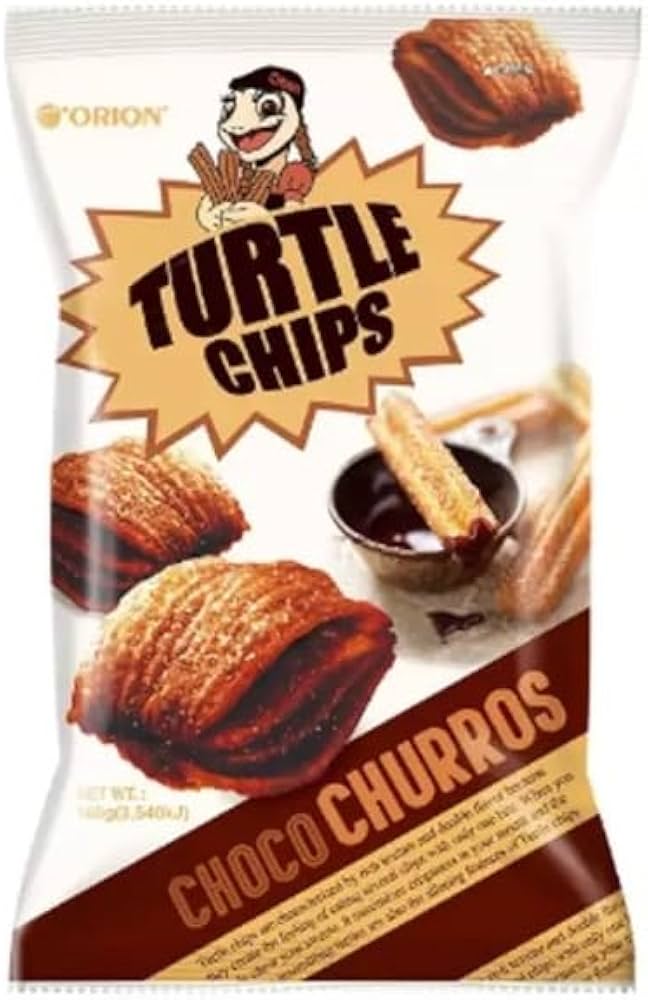 ORION TURTLE CHIPS CHOCO CHURROS (80g×12)
