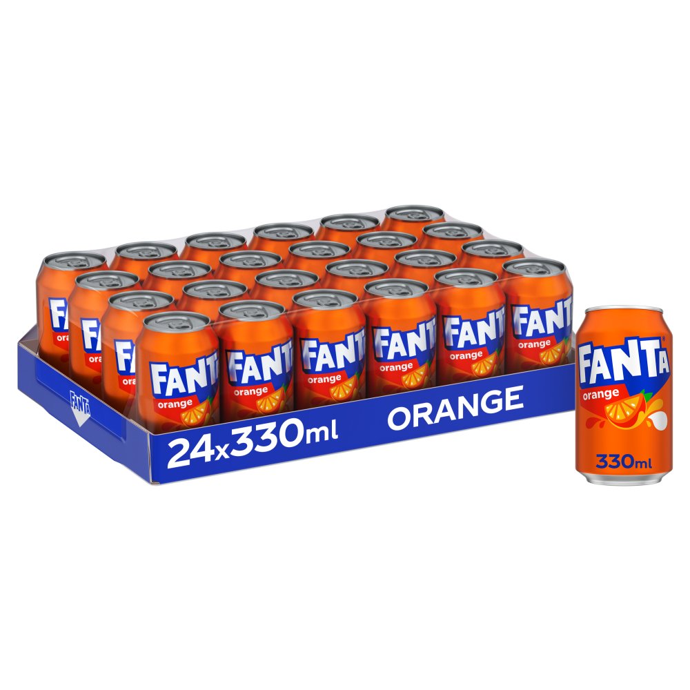 FANTA ORANGE CAN (330ml x 24) F
