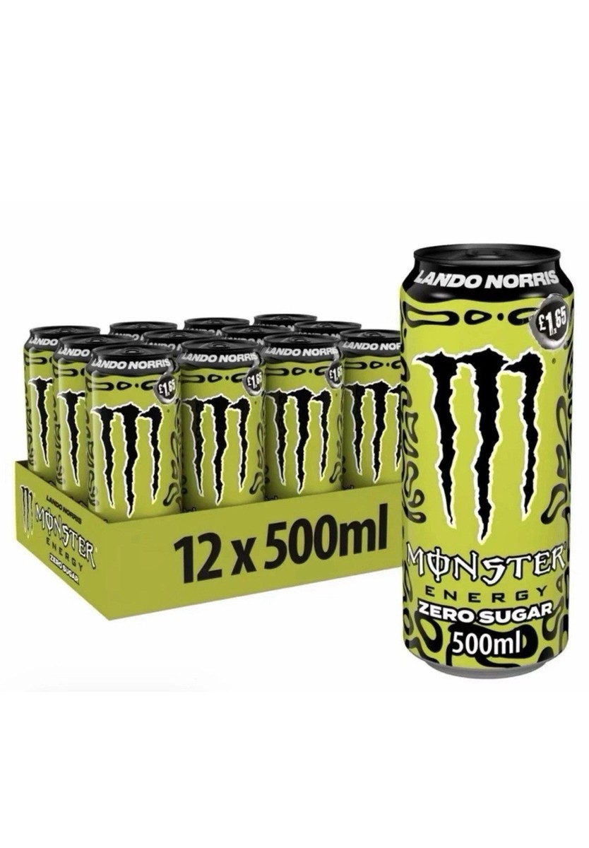 MONSTER LANDO NORRIS ZERO SUGER(500ml x12) £1.65 PM