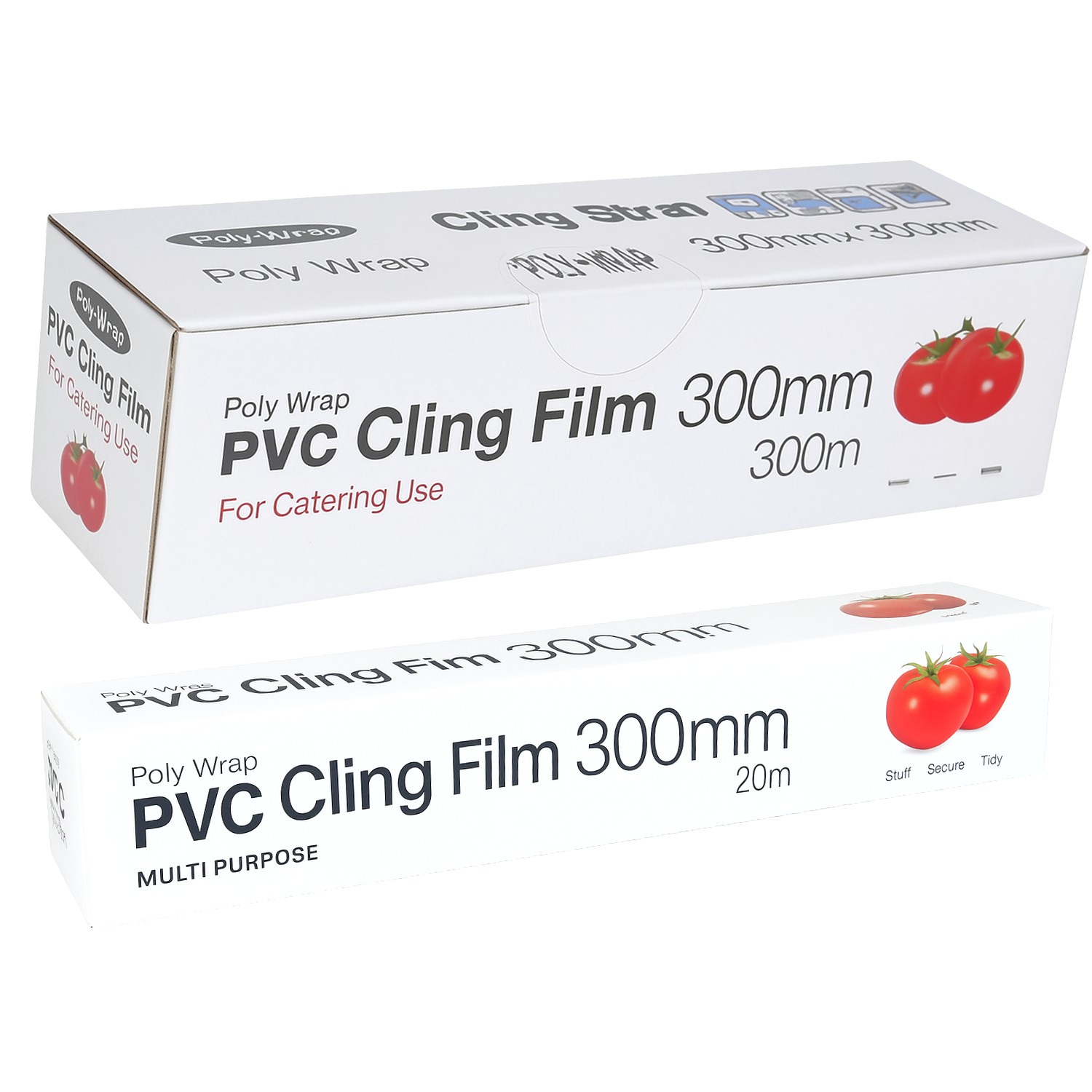 Z CLING FILM MULTI PURPOSE LARGE ROLL  POLY-WRAP (300MM x 300MM x 6) 10755-WJ12