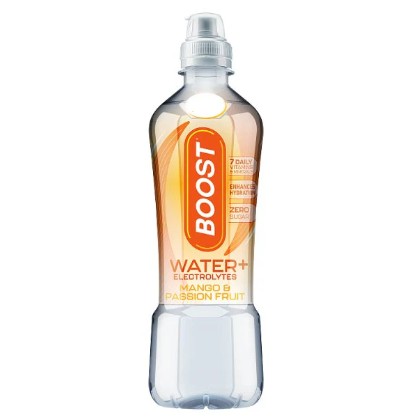 BOOST WATER MANGO & PASSION SPORT (500mlx12) £1