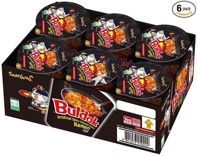 SAMYANG BULDAK XL CUP HOT CHICKEN RAMEN (125g x 6)